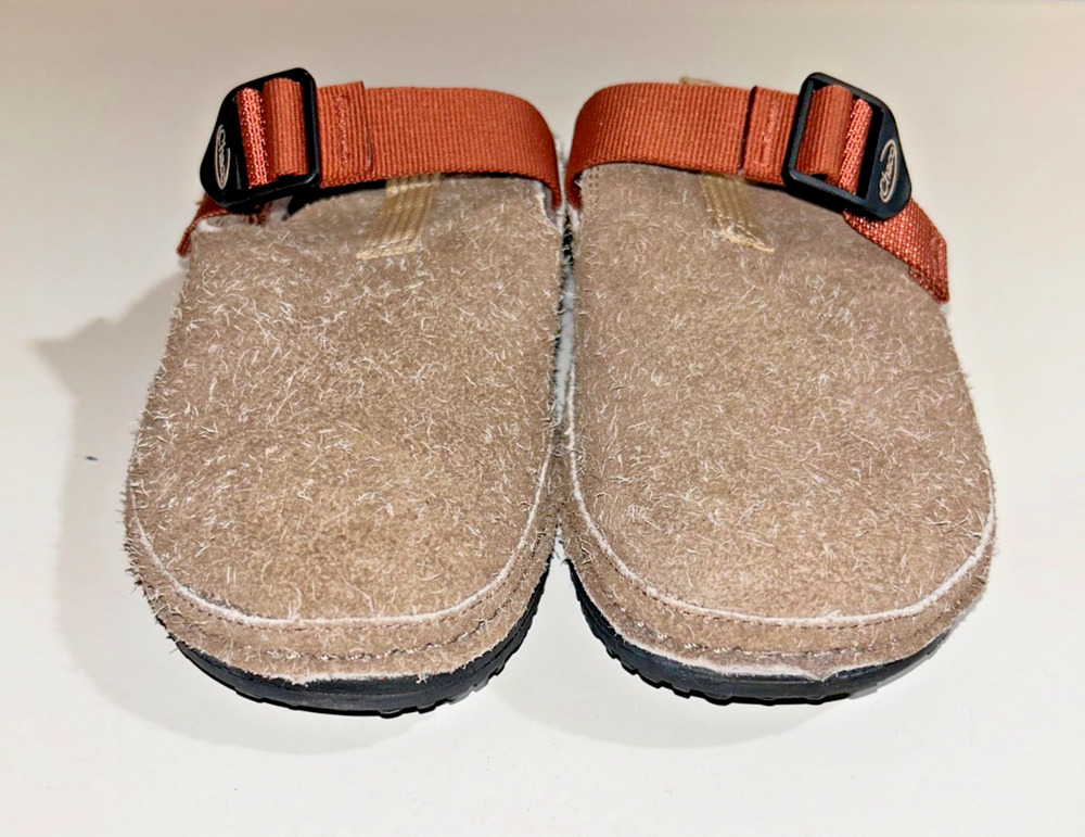 CHACO Paonia Waterproof Suede Wool-Blend Mule Clogs Sz 9.5/40 Comfort New